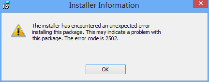 Win8.1系统下安装msi提示2502、2503错误解决方法 - AM电脑吧 - 20150201152419355.jpg